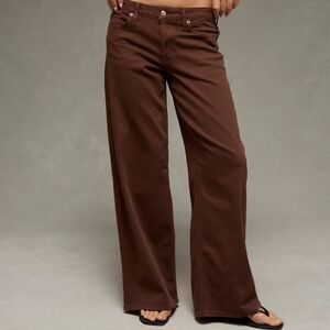 AE Dreamy Drape Stretch Low-Rise Ultra Wide Leg Pant